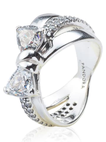 Pandora Silber-Ring mit Edelsteinen