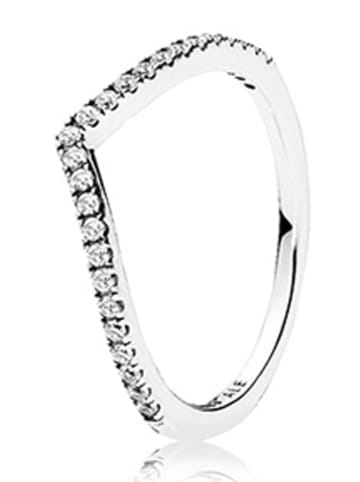 Pandora Silber-Ring mit Edelsteinen