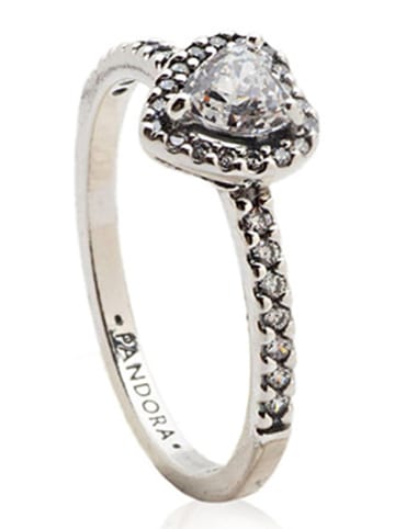 Pandora Silber-Ring mit Edelstein