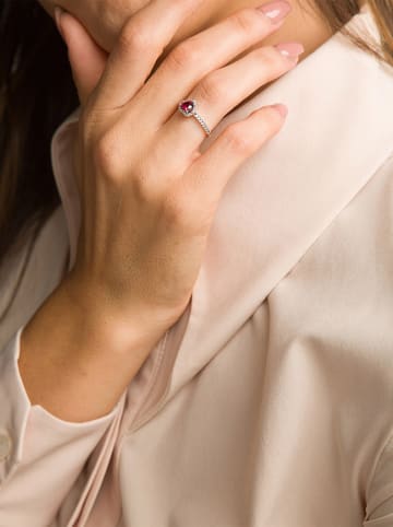 Pandora Zilveren ring met kristallen