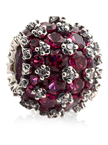 Pandora Silber-Bead mit Edelsteinen