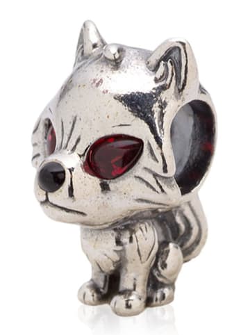 Pandora Srebrny charms z kryształami