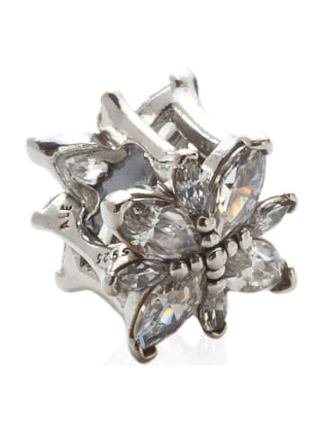 Pandora Silber-Bead mit Edelsteinen