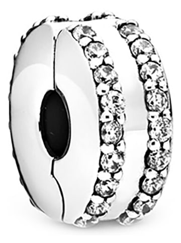 Pandora Silber-Bead mit Edelsteinen