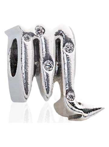 Pandora Silber-Bead mit Edelsteinen