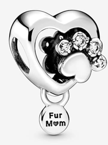 Pandora Silber-Bead mit Edelsteinen