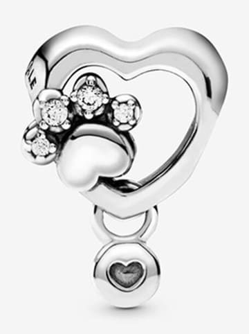 Pandora Zilveren bead met edelstenen