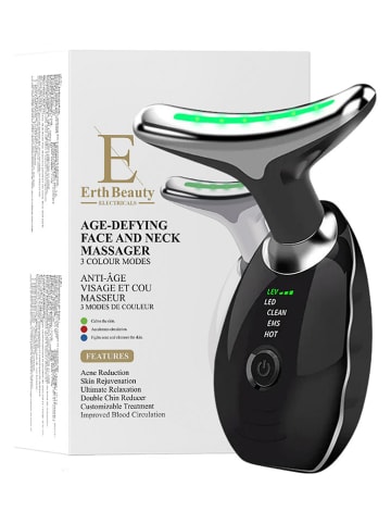 ErthSkin Led-gezicht- en nekmassager zwart