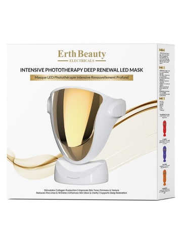 ErthSkin Led-lichttherapiemasker  wit/goudkleurig