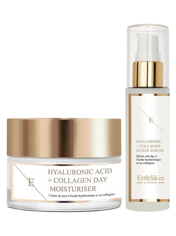 ErthSkin 2-delige gezichtsverzorgingset ''Hyaluronic Acid + Collagen''