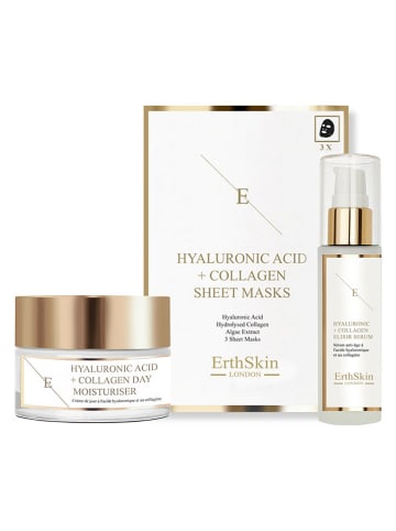 ErthSkin 5tlg. Gesichtspflege-Set ''Hyaluronic Acid + Collagen''