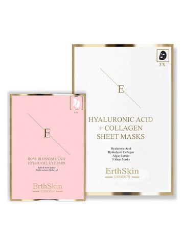 ErthSkin 8-delige gezichtsverzorgingset ''Hyaluronic Acid + Collagen & Rose Blossom''