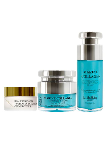 ErthSkin 3-delige gezichtsverzorgingset ''Marine Collagen & Hyaluronic Acid + Collagen''