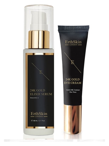 ErthSkin 2tlg. Gesichtspflege-Set ''24k Gold''