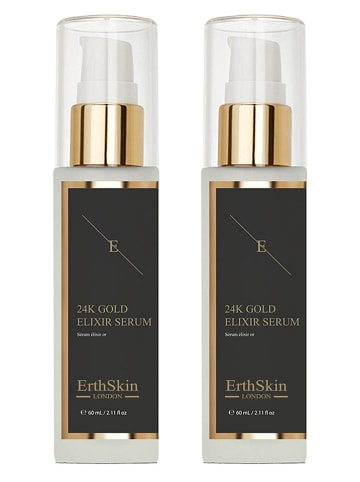ErthSkin 2-delige set: serum ''24k Gold'' - 2x 60 ml