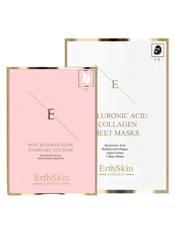 ErthSkin 8-częściowy zestaw "Hyaluronic Acid, Collagen & Rose Blossom"