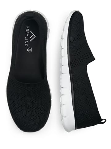 Freyling Slippersy w kolorze czarnym