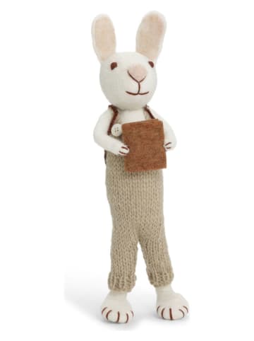 Gry & Sif Figurka dekoracyjna "Bunny" w kolorze białym - dł. 27 cm