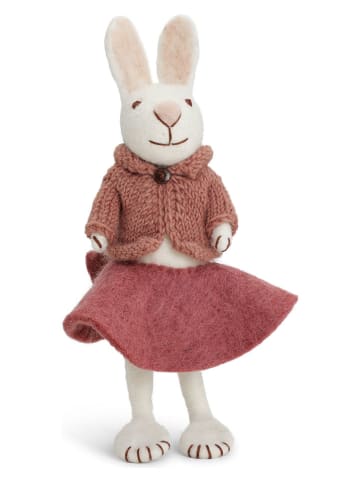 Gry & Sif Dekofigur ''Bunny'' in Weiß/ Rosa - (L)27 cm