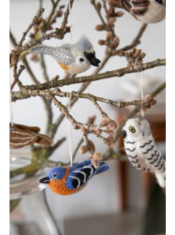 Gry & Sif Dekohänger ''Bird - Snow Owl'' in Weiß/ Grau - (L)9 cm