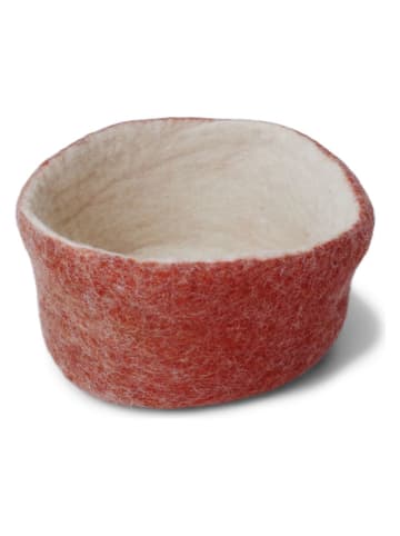 Gry & Sif Opbergmand rood/wit - Ø 21 cm