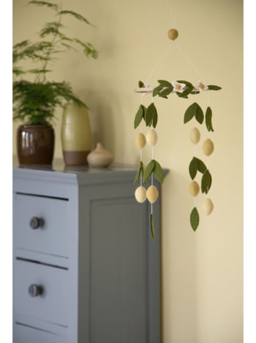 Gry & Sif Hangend deco-object groen/geel - Ø 20 cm