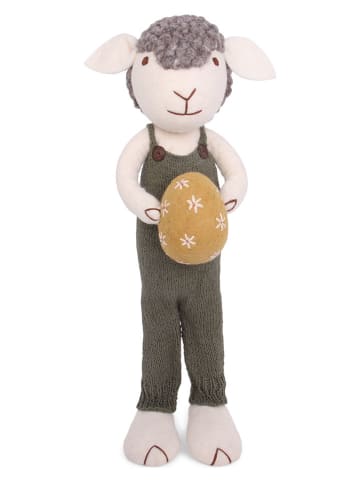 Gry & Sif Decofiguur ''Sheep'' wit/grijs - (L)60 cm