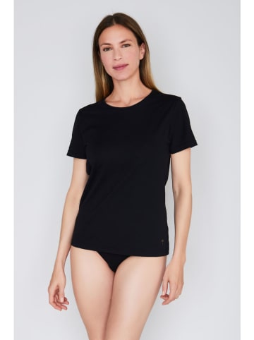 Joop! Bodywear Pyjama-Oberteil in Schwarz