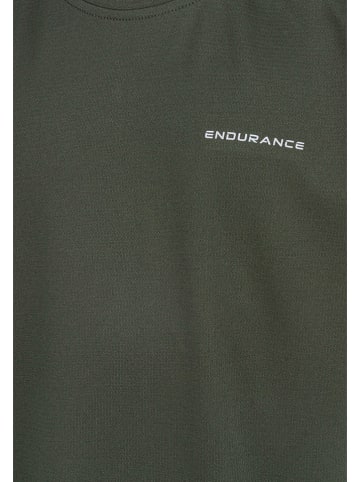 Endurance Koszulka sportowa w kolorze khaki