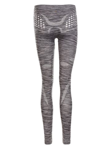 Endurance Legginsy sportowe "Battipaglia" w kolorze antracytowym