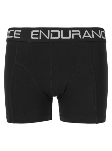 Endurance 4er-Set: Boxershorts "Burke" in Schwarz