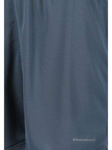 Endurance Szorty sportowe "Sesto" w kolorze niebieskim