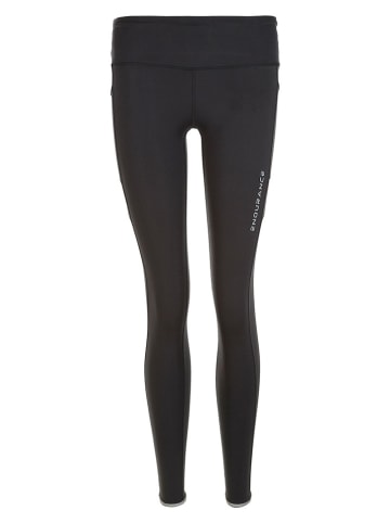 Endurance Legginsy sportowe "Energy" w kolorze antracytowym