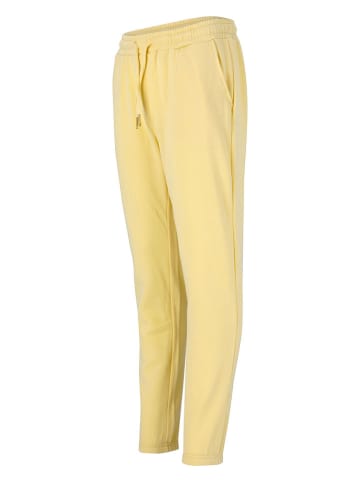 Endurance Spodnie dresowe "Bastini" w kolorze żółtym
