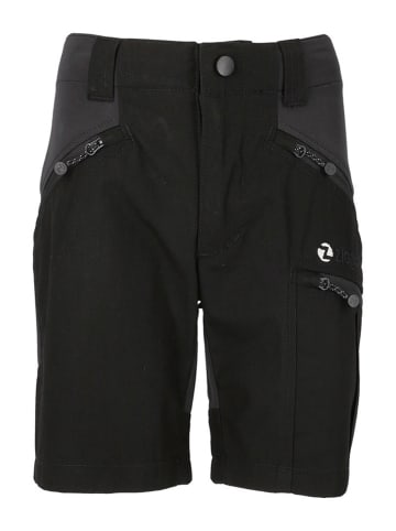 Zigzag Szorty turystyczne "Bono" w kolorze czarno-antracytowym