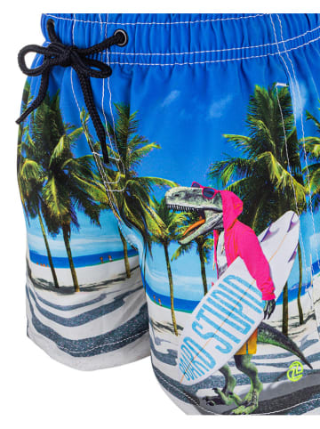 Zigzag Zwemshort "Dino" blauw/groen