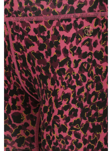 Zigzag Szorty sportowe "Valerie" w kolorze różowo-czarnym