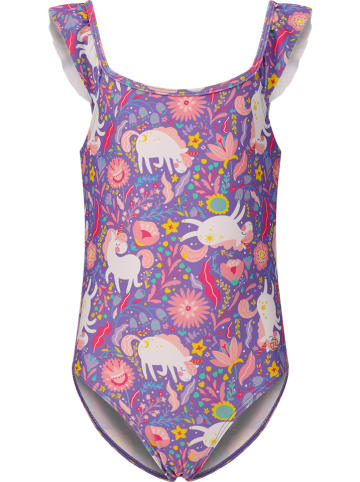 Zigzag Strój kąpielowy "Carly" w kolorze fioletowym