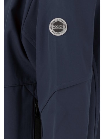 Zigzag Softshelljas "Troy W-PRO 8000" donkerblauw