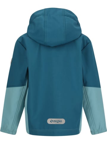 Zigzag Softshelljas "Troy W-PRO 8000" blauw