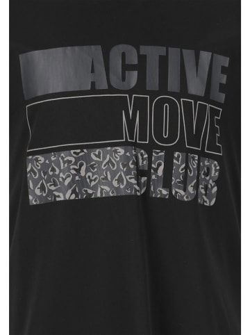 Zigzag Koszulka sportowa "Julietta" w kolorze czarnym