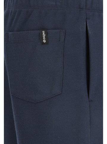 Zigzag Szorty dresowe "Talbox" w kolorze granatowym