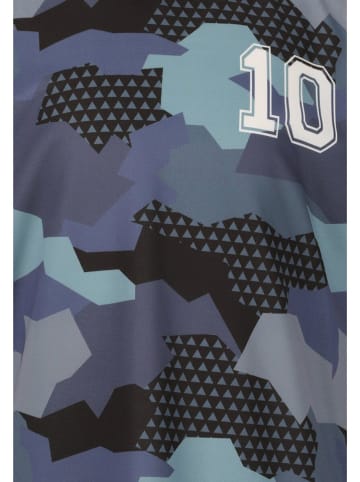 Zigzag Shirt "Seelo" donkerblauw