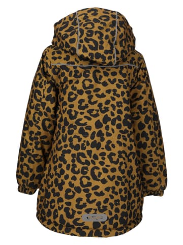 Zigzag Parka "Angelina" in Hellbraun/ Schwarz