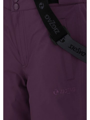Zigzag Spodnie narciarskie "Provo" w kolorze fioletowym