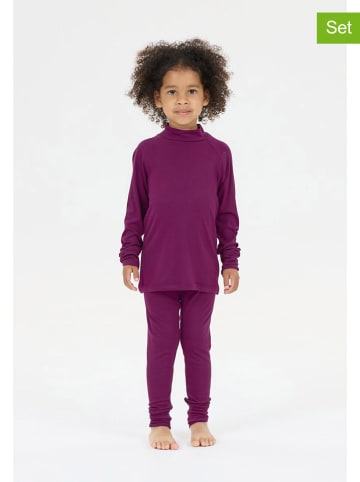 Zigzag 2tlg. Funktionswäscheset "Panda" in Lila