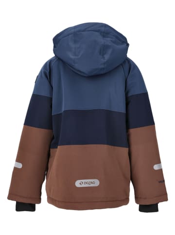 Zigzag Ski-/ Snowboardjacke "Taylor" in Blau/ Braun