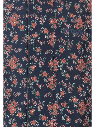 Zigzag Kombinezon zimowy "Tower" w kolorze granatowo-czerwonym