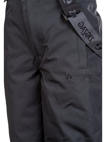 Zigzag Spodnie narciarskie "Soho" w kolorze czarnym