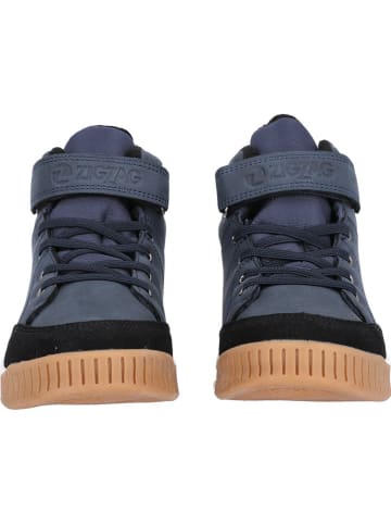 Zigzag Botki "Aintam" w kolorze granatowym